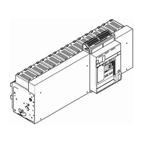 BTIT804M6300 MEGABREAK Interruptor neumático fijo 4P - Entrada = 6300A