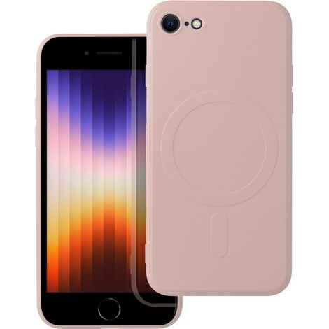 Custodia Mag Cover in silicone per iPhone 7/8/SE/SE 2022, rosa (1/2)