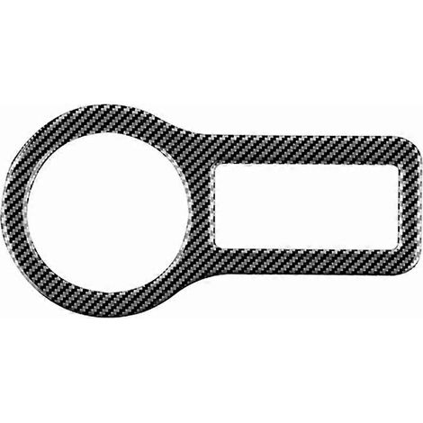 Accessoires de garniture pour le cache du bouton de démarrage/arrêt du moteur de Suzuki SPACIA/SPACIA Custom MK04 (conduite à droite), motif fibre de carbone (1/5)