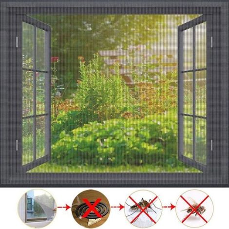 Moustiquaire - Insect Stop - Standard - Pour Fenêtre - Protection Contre Insectes - Air Frais (1/4)