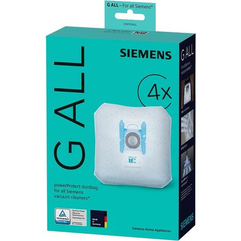 Bolsas para aspiradora Siemens tipo G ALL VZ41FGAll (4 uds.) (1/5)