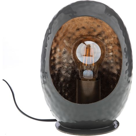 Amadeus - Petite Lampe cocon gris (1/3)