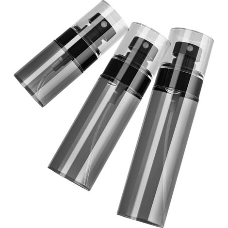 Nachfüllbare Leichte Stück Sprühflaschen 3 60ml aus Pet 30ml 80ml Kulturbehälter in Schwarz Reise für Parfüm und Kosmetik (1/5)