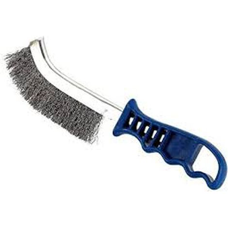 BROSSE EN ACIER INOXYDABLE AVEC MANCHE EN PLASTIQUE