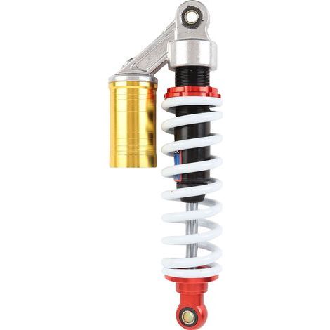 GARRYFIZH Amortisseur de moto 300 mm 12 pouces, suspension à ressort réglable et robuste, adapté aux VTT, quads, véhicules tout-terrain, karts et scooters