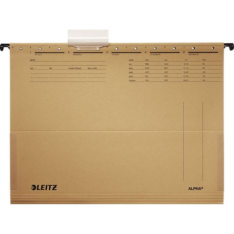 Leitz, Dossiers suspendus, avec fermetures latérales, ALPHA®