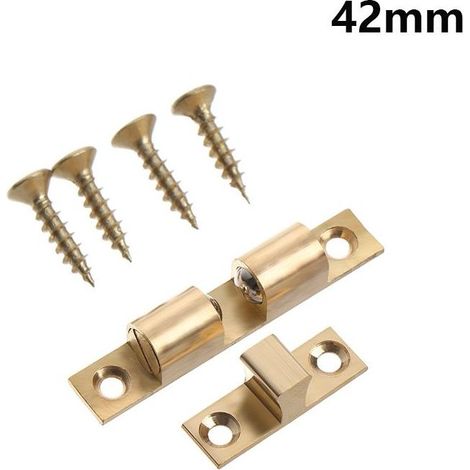 Vis de verrou à interrupteur en laiton, Butoirs de meuble, Boucles de verrou de porte, Butoirs de meuble, Nouveaux accessoires de quincaillerie (1/5)