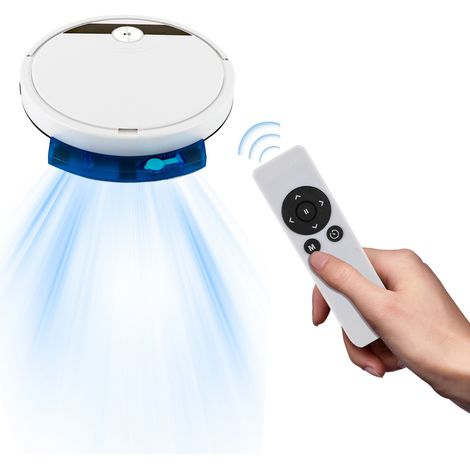 Balayeuse 3 en 1 avec puissance d'aspiration de 1800 Pa, aspirateur robot avec fonction essuyage, 90 minutes d'autonomie et 6 modes de nettoyage, application et télécommande, ultra plat de 4,5 cm (1/5)
