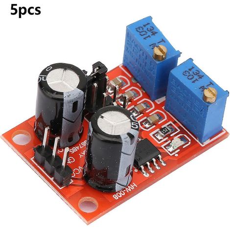 Stück NE555 Modul zur einstellbaren Pulsfrequenz, Rechtecksignalgenerator 5V-15VDC