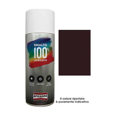 SMALTO SPRAY 100% ACRILICO X LATTONIERE AREXONS - TESTA DI MORO ML 400- 6 pezzi