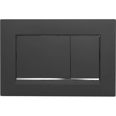 Flush plate with integrated flush trigger, compatible with Geberit Sigma 30 toilet flush plates, made of durable ABS plastic for long-lasting performance and easy installation (1/4)