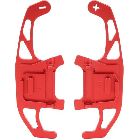 1 paire d'extension de levier de vitesse de volant en alliage d'aluminium de remplacement pour Sagitar GLI 2016 – 2019 rouge