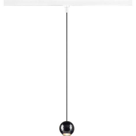 Suspension pour rail Dysko 1 phase blanche avec noir - 1010325