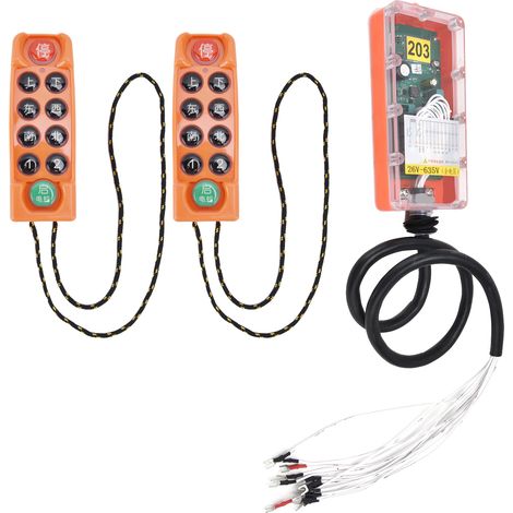 Télécommande sans fil pour grue industrielle, palan électrique à canal, interrupteur radio H23C++ (26V635V (tension totale)) (1/5)
