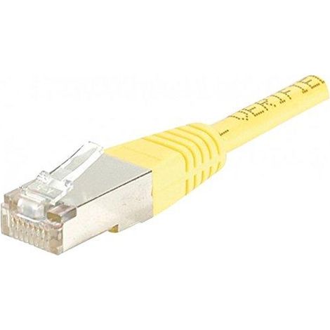 Cordon RJ45 CAT. 5e F/UTP 3m Jaune (1/2)