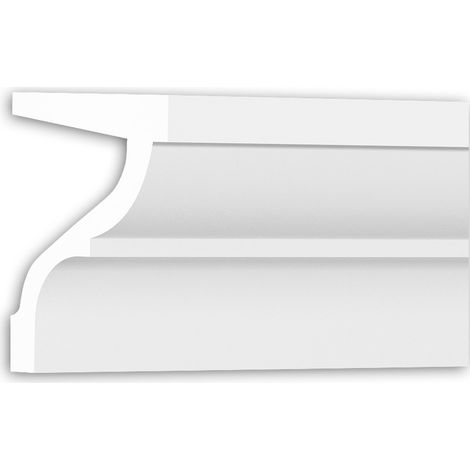 Corniche Profhome 491005 Profil de façade Moulure décorative Moulure décorative design moderne blanc 2 m