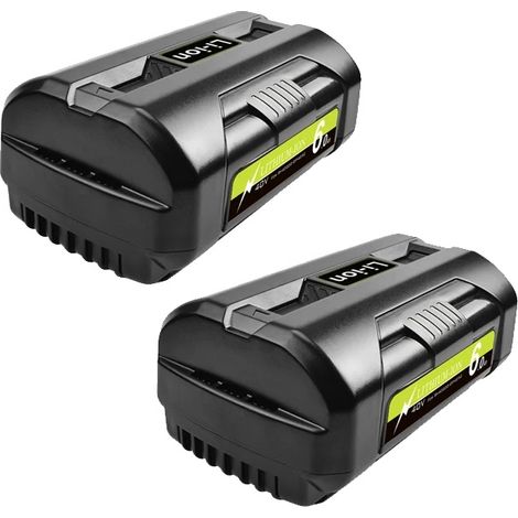 Wiederaufladbarer Akku, kompatibel mit 40-V-Elektrowerkzeugen, hohe Kapazität 6000 mAh, 2 Stück (1/2)