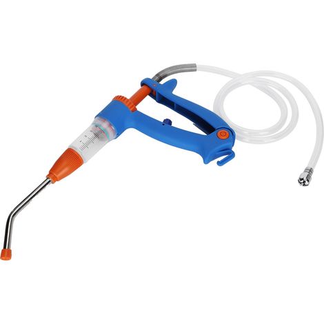 Verstellbare 20-ml-Veterinärspritze, automatischer Injektor mit kontinuierlichem Fluss für Tierimpfungen, Injektionsgerät zur Selbstbefüllung (1/5)