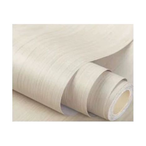 Sollbry Film autocollant laminé Érable blanc pour meubles en bois, cuisine, porte, table, mur - PVC Adhésif Film - Largeur du rouleau: 90 cm