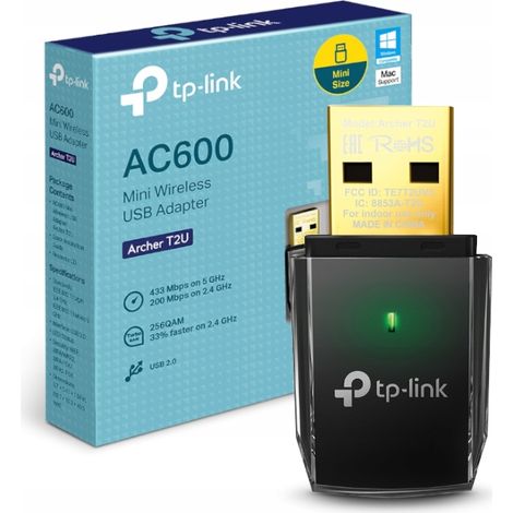 Tp-link wireless dual band ac600 usb adapter bis zu 150 mbps in 2.4ghz - archert2u (1/5)