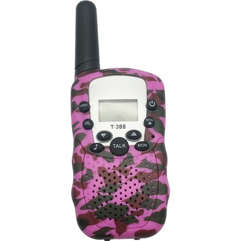 Walkie-Talkie per bambini, 1 pezzo, ricetrasmettitore per cellulare, radio, citofono, 6 km, mini giocattoli, walkie-talkie, regali, tablet per ragazzi e ragazze (rosa) (1/5)
