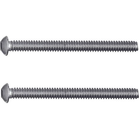 Lot de 2 vis inox M6x70 pour abattant OLFA Tradition, Europe, Universal descente manuelle