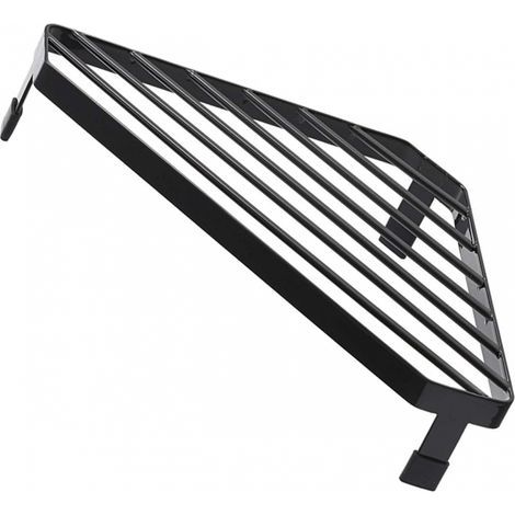 Scaffale angolare e organizzatore per armadio, scaffale triangolare in ferro per piano di appoggio, porta spezie, cucina e bagno, 26x15.2x5.3cm (1/5)