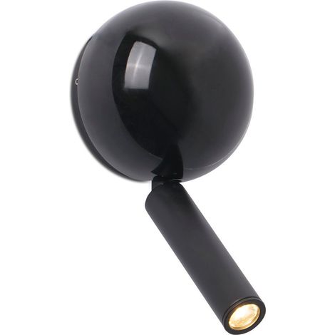 PRESS, Applique avec LED Orientable pour l'intérieur, Faro - Colore: Nero (1/3)