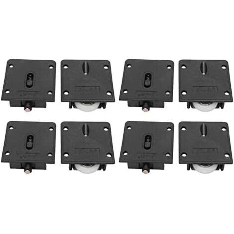 CSPARCV 51x54mm 4 pairs of furniture casters for cabinets, wardrobes, display cases, sliding door casters--DTEKGAZ