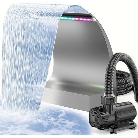 300C Pond Waterfall Spillway Kit 6000L/h for Garden Ponds, Pools (1/5)