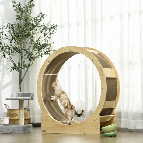 Sisal-Katzentunnel mit Spielball – 98×30×30 cm, braun und beige (1/5)
