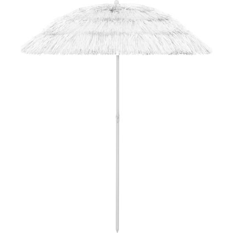 Parasol de plage Blanc 180 cm (1/5)