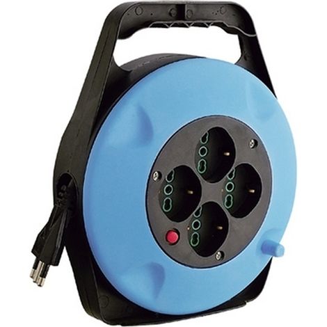 Prolunga avvolgicavo elettrica 4 posti con cavo da 8m &8211 4 Prese Schuko+Bipasso Aigostar