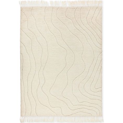 SCHÖNER WOHNEN Tapis «Liora» blanc cassé 60x110cm avec sous-tapis (1/5)