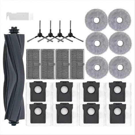 X30 Seitenbürste, Filter, Wischmopp, Staubbeutel, Wartungsset für Saugroboter (1/5)