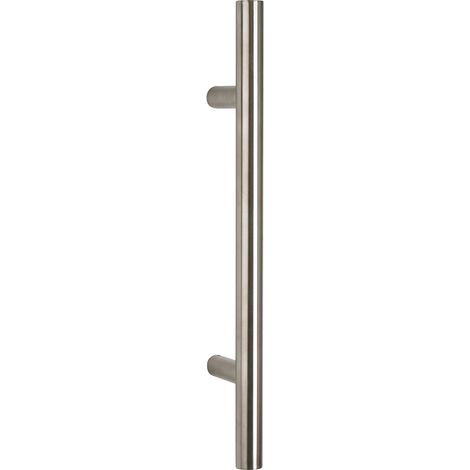 MANIGLIONE INOX SATINATO D32 L.1000 MM INT 700 DIRITTO