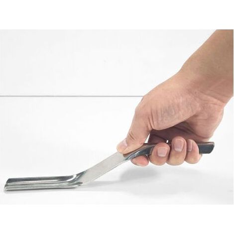 Outil professionnel de jointoiement de briques en acier inoxydable, 1/2 po x 5/8 po, lame incurvée à double extrémité pour le remplissage et le scellement de la maçonnerie (1/5)