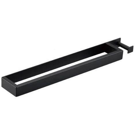 Portasciugamani in acciaio inox da 50 cm - Installazione adesiva, non richiede foratura, resistente all'umidità, design pratico, con ganci, adatto per il bagno. (1/5)