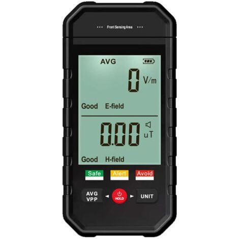 Détecteur EMF ET925, Testeur de Rayonnement Electromagnétique Portable avec Alarme et Affichage LCD pour Bureau et Domaine (1/5)