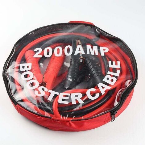 2X Câbles de Démarrage 2000 A Batterie Déchargée Auto Voiture Véhicule (1/4)