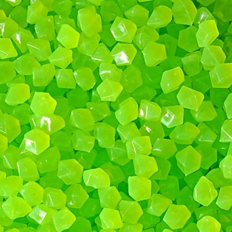 300 Pièces Pierre Lumineuse Galet Lumineux Cailloux Brillants dans Le Noir pavés pour Maison Jardin Passerelle Aquarium Patio Pelouse Décoratives Vert 14x11mm (1/5)