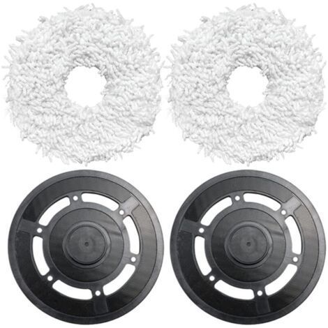 Soporte para fregona con paño de limpieza para Ecovacs Deebot X1 Omni/Turbo - 2 soportes + 2 paños (1/5)