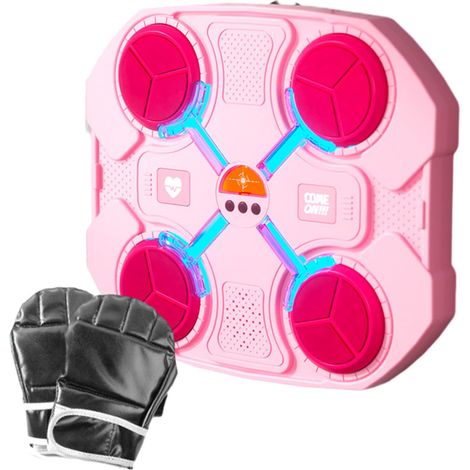 Machine De Boxe Musicale - Avec Gants Et Lumières Led - Bluetooth Et Usb - Pour Enfants Et Loisirs À La Maison - Ensemble Complet (1/5)