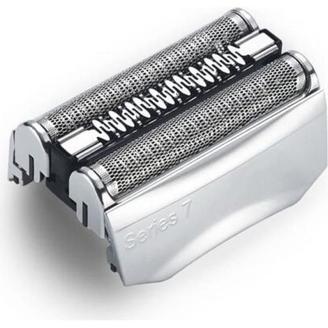 Tête rasoir 70S compatible Braun série 7 lame de rechange argentée