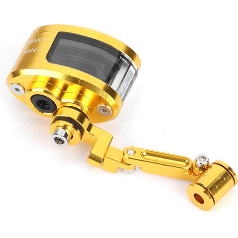 Réservoir d'huile de frein avant en alliage d'aluminium usiné CNC pour motos Kawasaki ZX 6R 9R 10R (couleur or) (1/5)