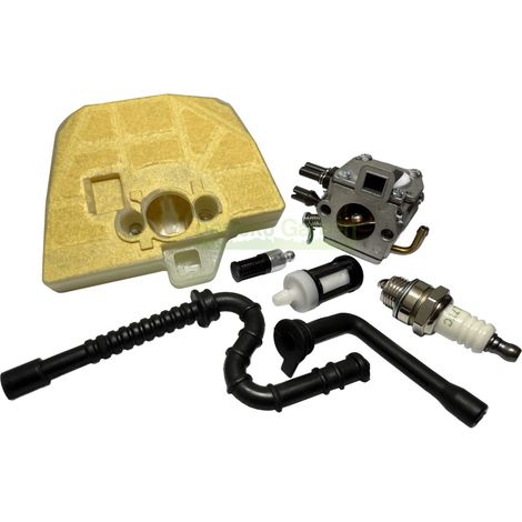 Kit carburateur pour tronçonneuse Stihl 034 Super AV 11251200613 11176403800 C3A-S31G (1/2)