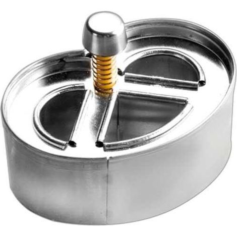 Ibili Brezel-Ausstecher Metall Silber 20 cm