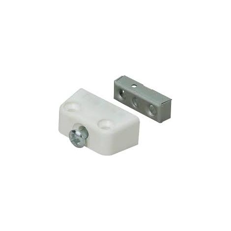 GIUNZIONE PER MOBILI TRAPEZOIDALE PLAST BIANCO- 50,0 pz