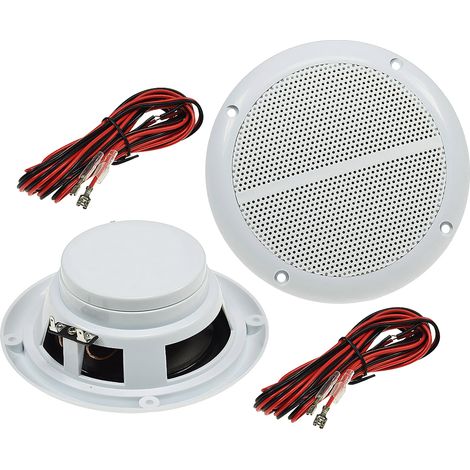 CHILITEC Haut-parleurs encastrables CT-50, extérieurs, étanches, 80 W, 2 pièces