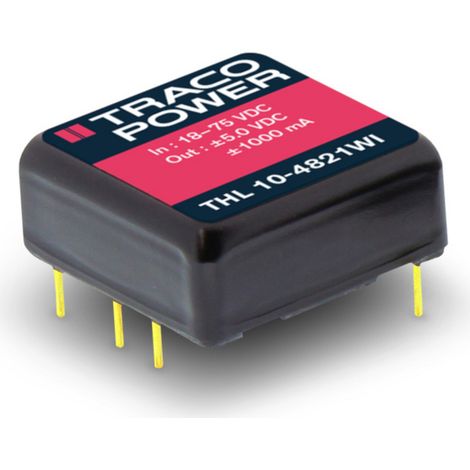 TracoPower THL 10-2411WI DC/DC-Wandler, Print 24 V/DC 5.1 V/DC 2 A 10 W Anzahl Ausgänge: 1 x Inhalt